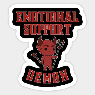 Emotional Support Demon Sticker